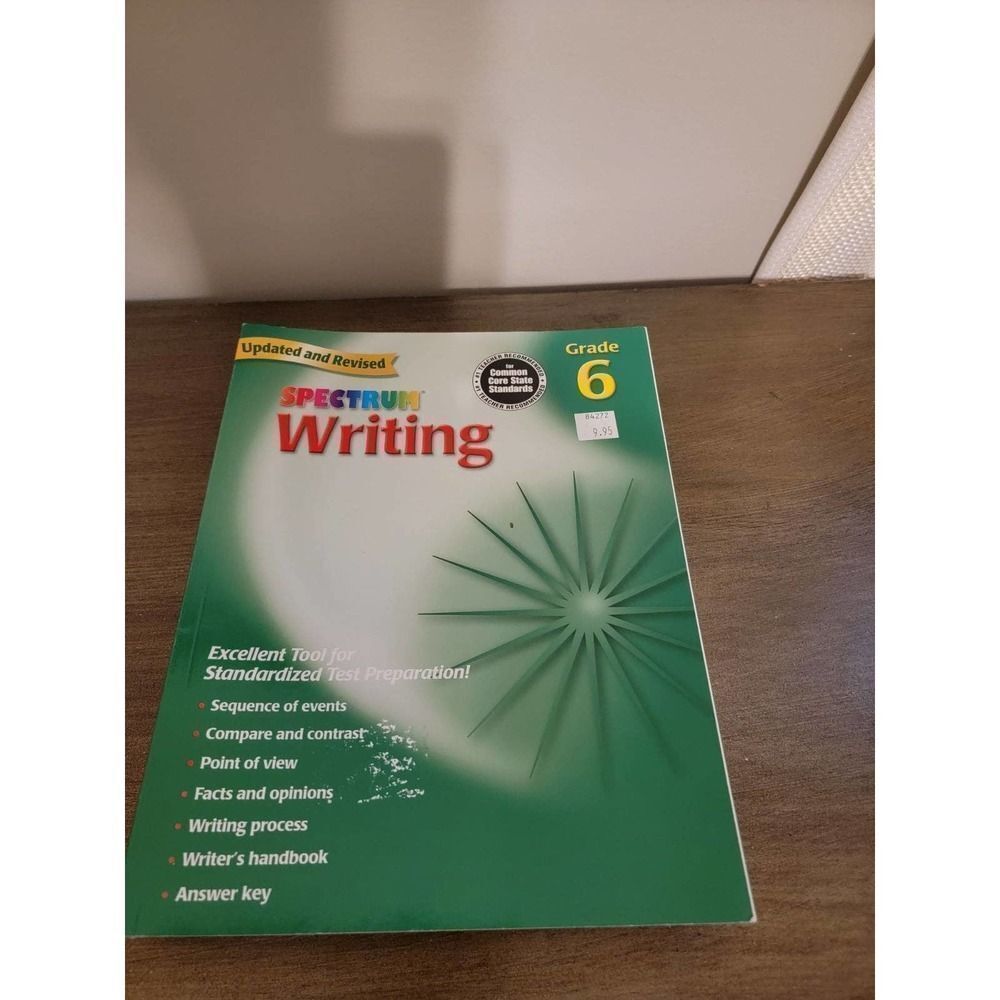 Spectrum Standardized Test Prep Set of 4 6th grade Workbooks